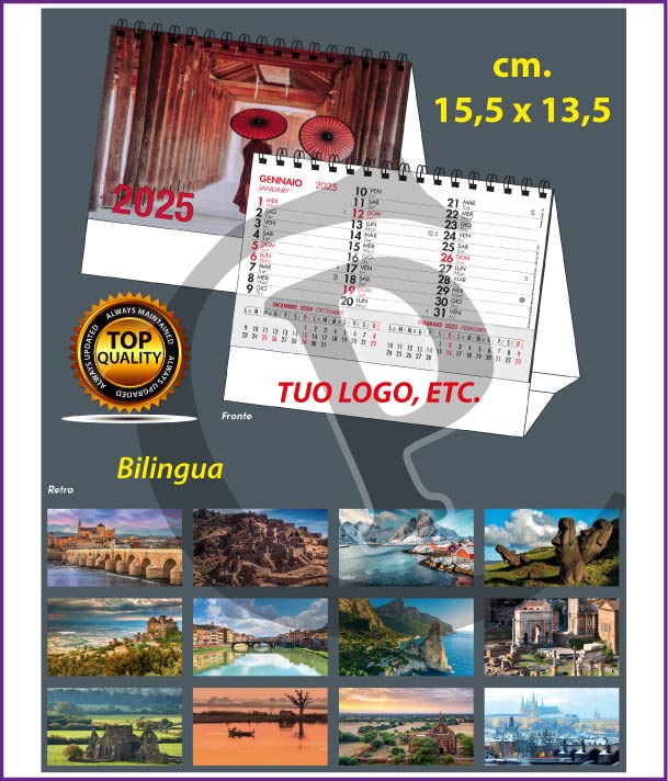 Illustrati da Scrivania calendari-da tavolo 2025-personalizzati-Illustrati-da-scrivania-meraviglie-bilingua-t619